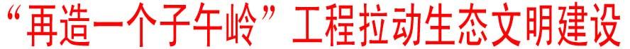“再造一個子午嶺”工程拉動生態文明建設