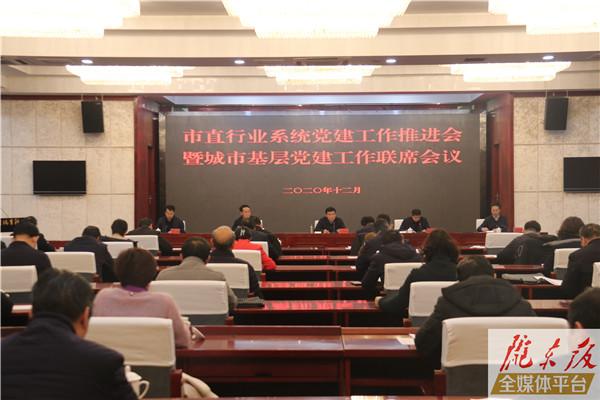 市直行業系統黨建工作推進會暨城市基層黨建工作聯席會議召開