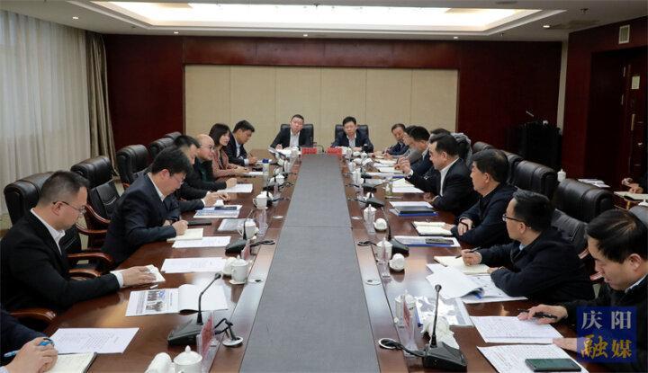 黃澤元與北京海博思創科技公司副總經理王浩一行座談