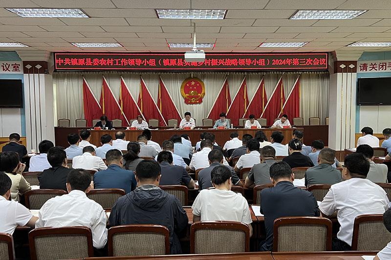 鎮原縣委農村工作領導小組（縣實施鄉村振興戰略領導小組）2024年第三次會議召開