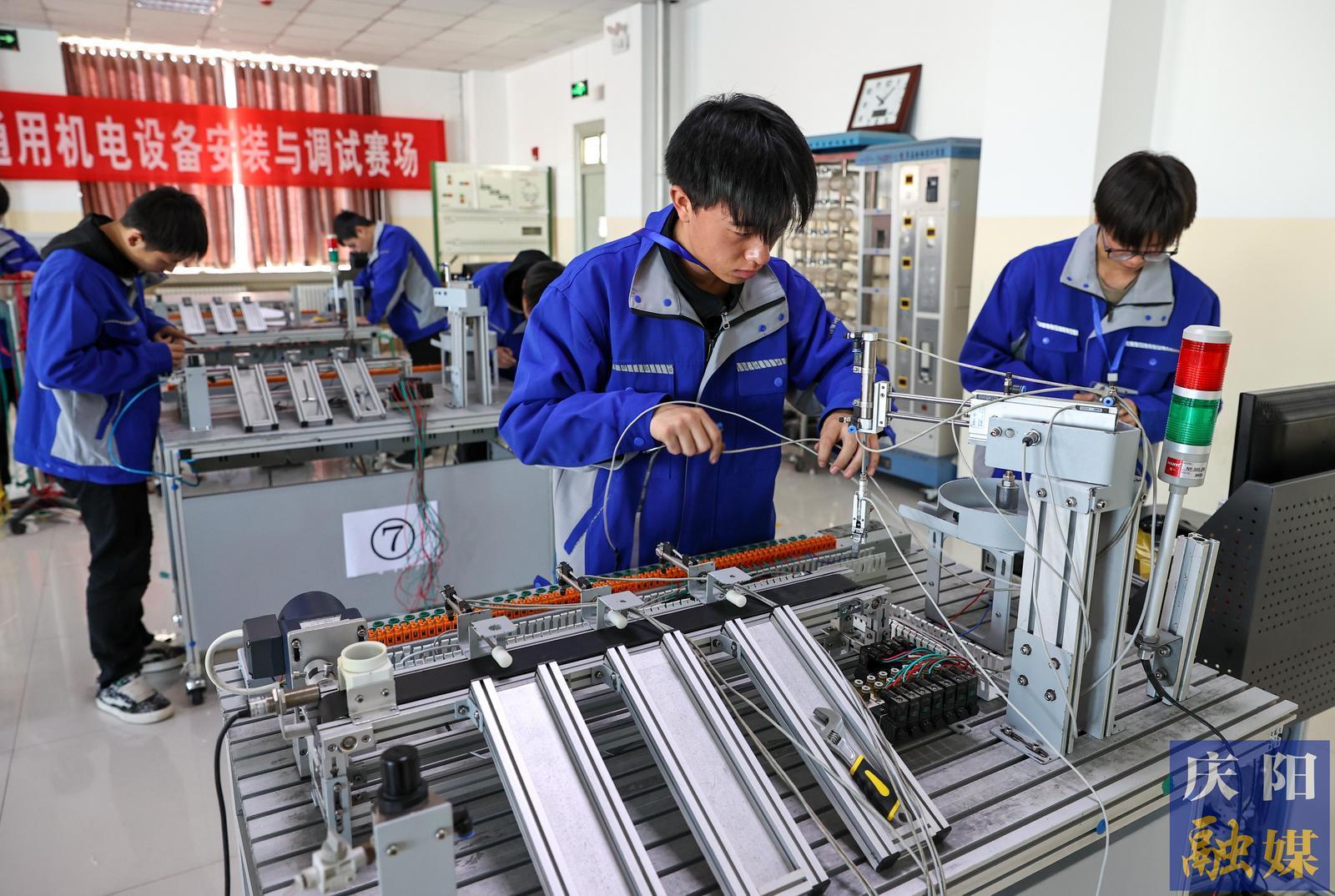 【攝影報道】慶陽市第十九屆中等職業學校學生技能大賽舉辦