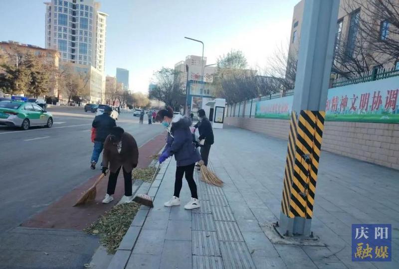 【創建文明城 慶陽在行動】西峰區安定路街道：凝聚整治合力 提升城市形象