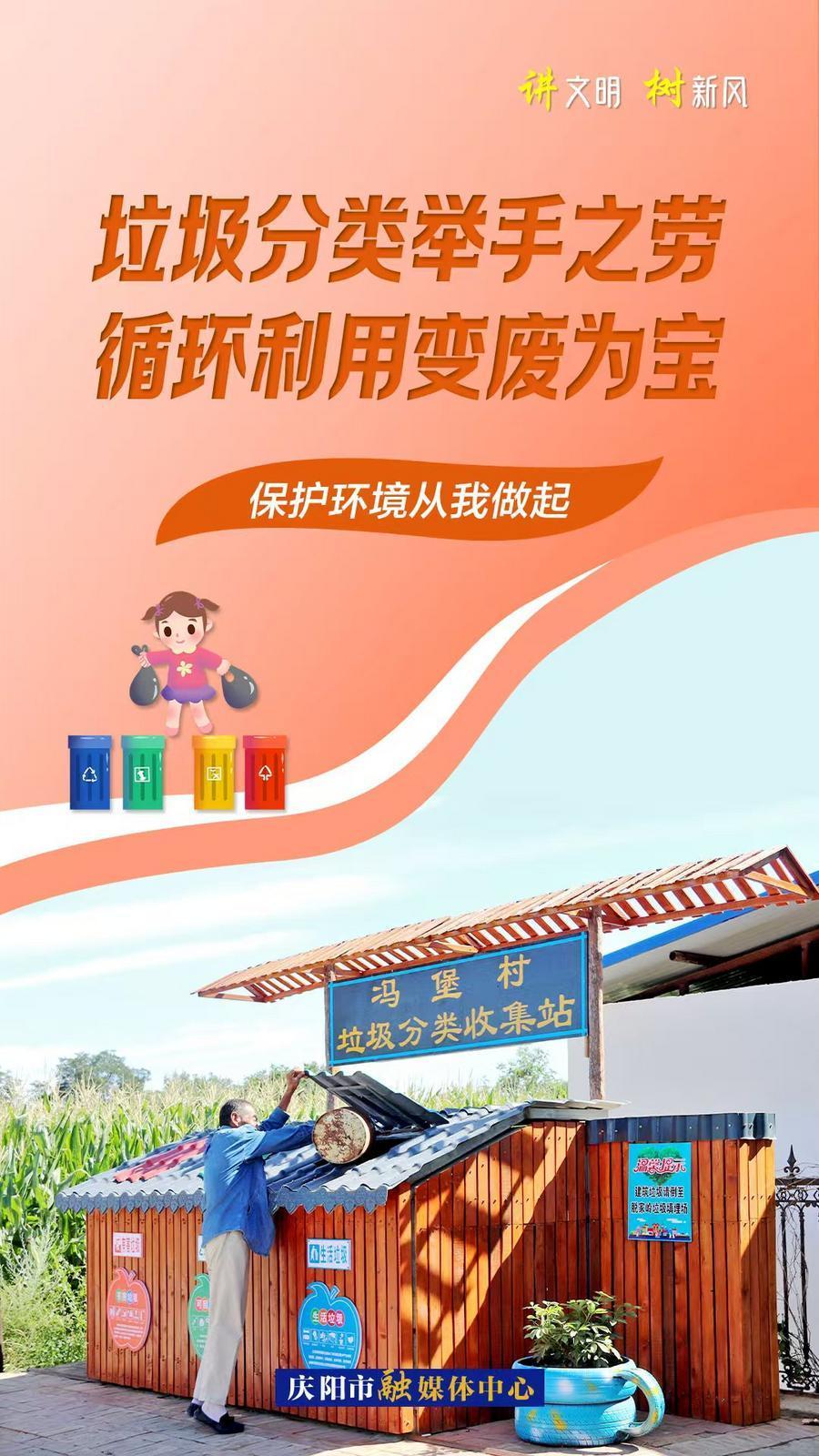 【微海報】垃圾分類舉手之勞 循環利用變廢為寶
