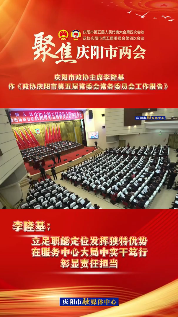 兩會V視（5） | 李隆基：立足職能定位發揮獨特優勢，在服務中心大局中實干篤行，彰顯責任擔當