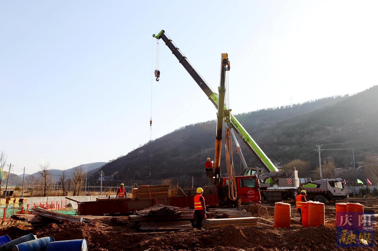 【攝影報道】華池縣城第二污水處理廠建設項目全面推進