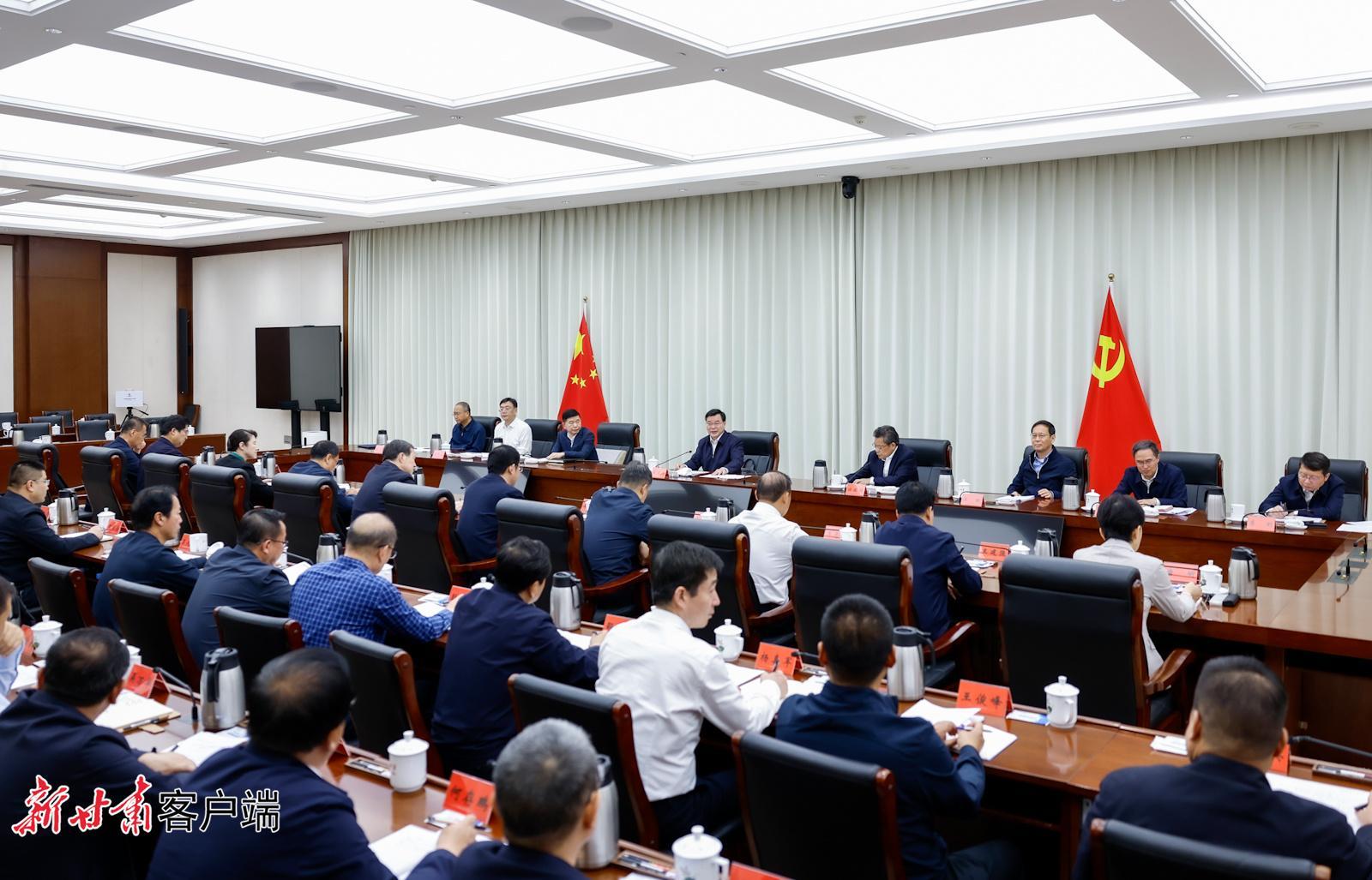 胡昌升在省委黨的建設工作領導小組會議上強調：提高政治站位加強督促指導 推動學習教育走深走實見行見效 任振鶴主持 石謀軍出席