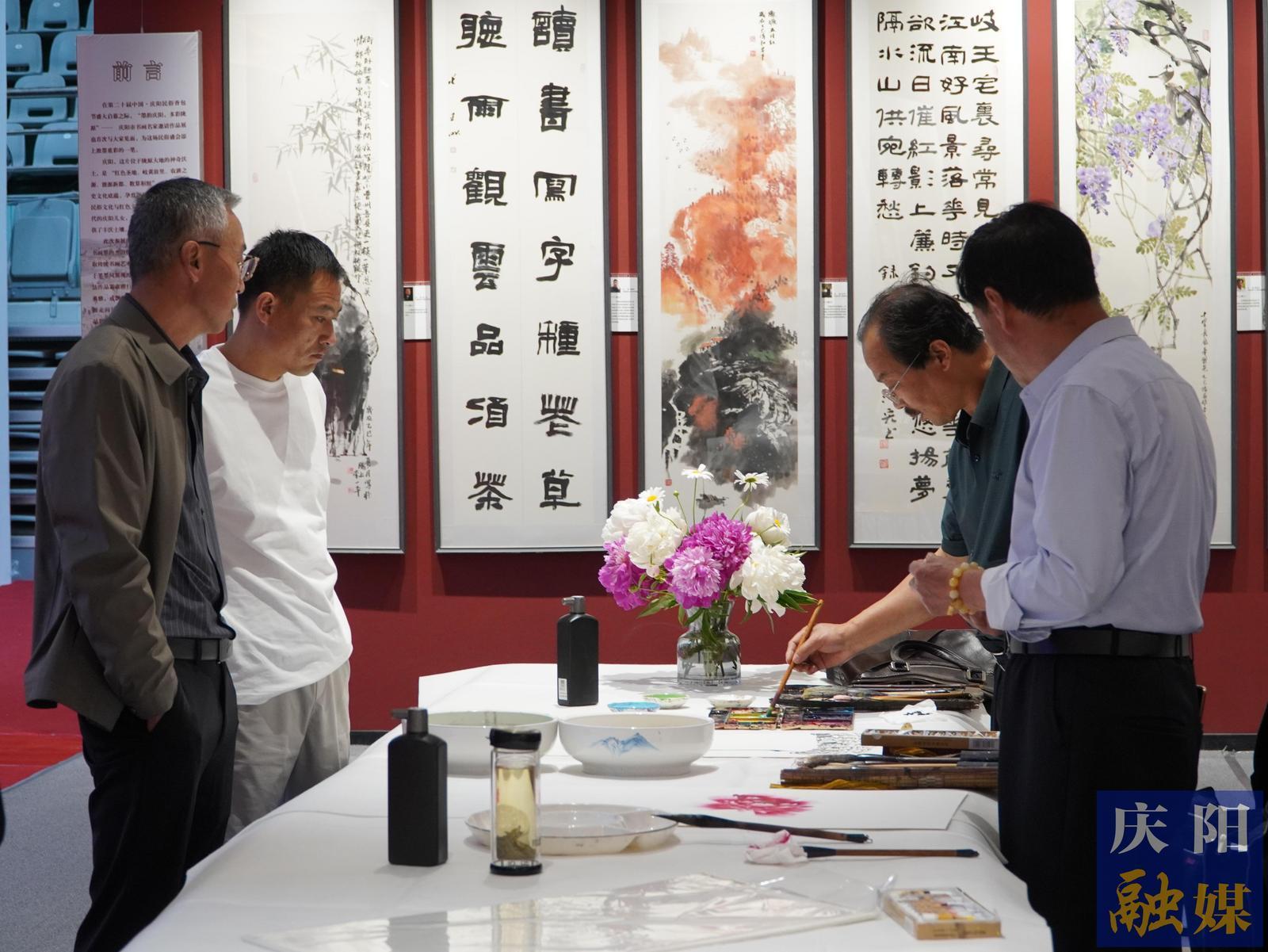 【香約慶陽 包容天下】書畫館：墨韻流淌間 隴原風華現