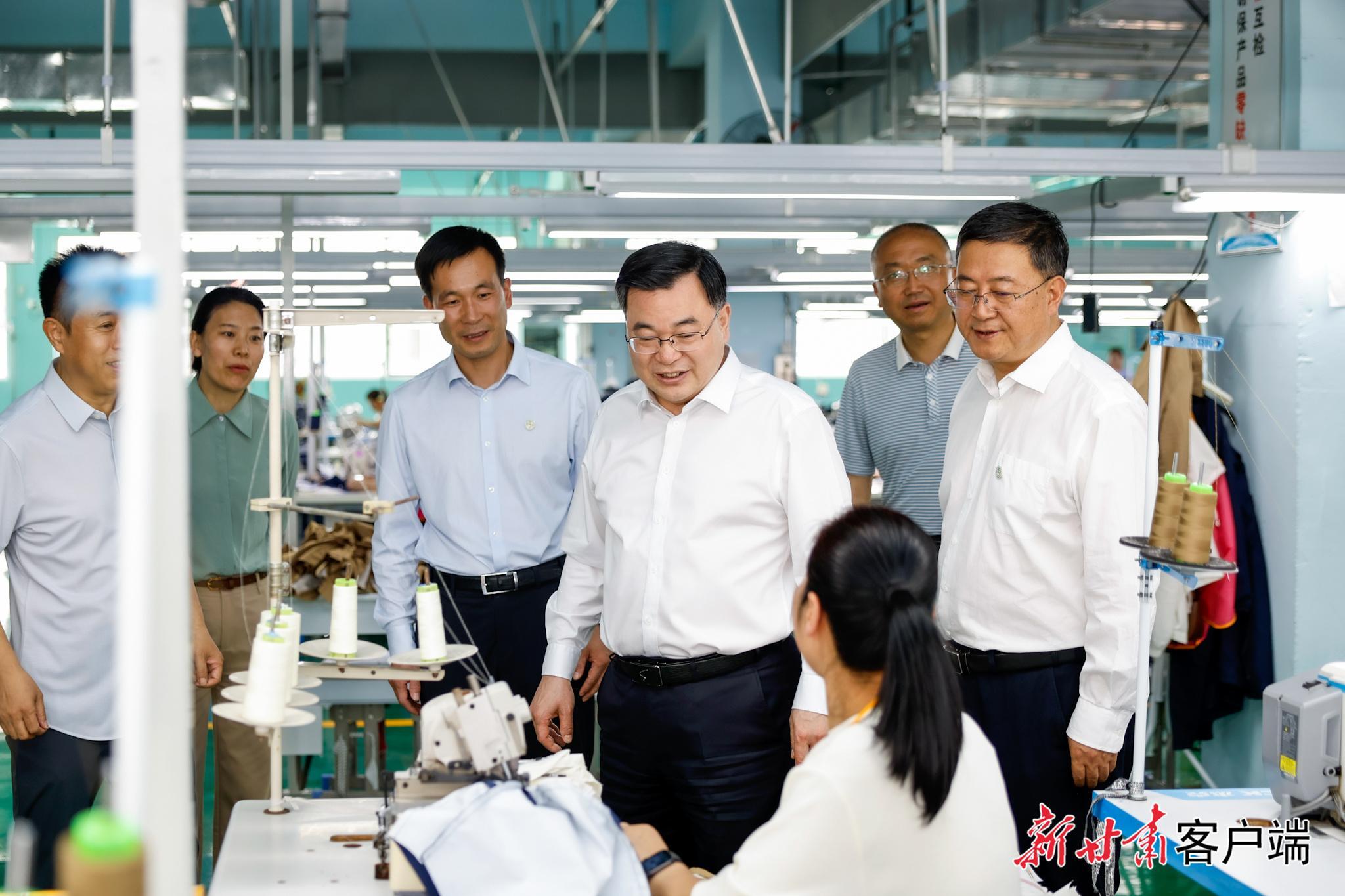 胡昌升在定西市調研時強調：抓產業促就業帶動群眾增收致富 固成果防返貧做大做強縣域經濟